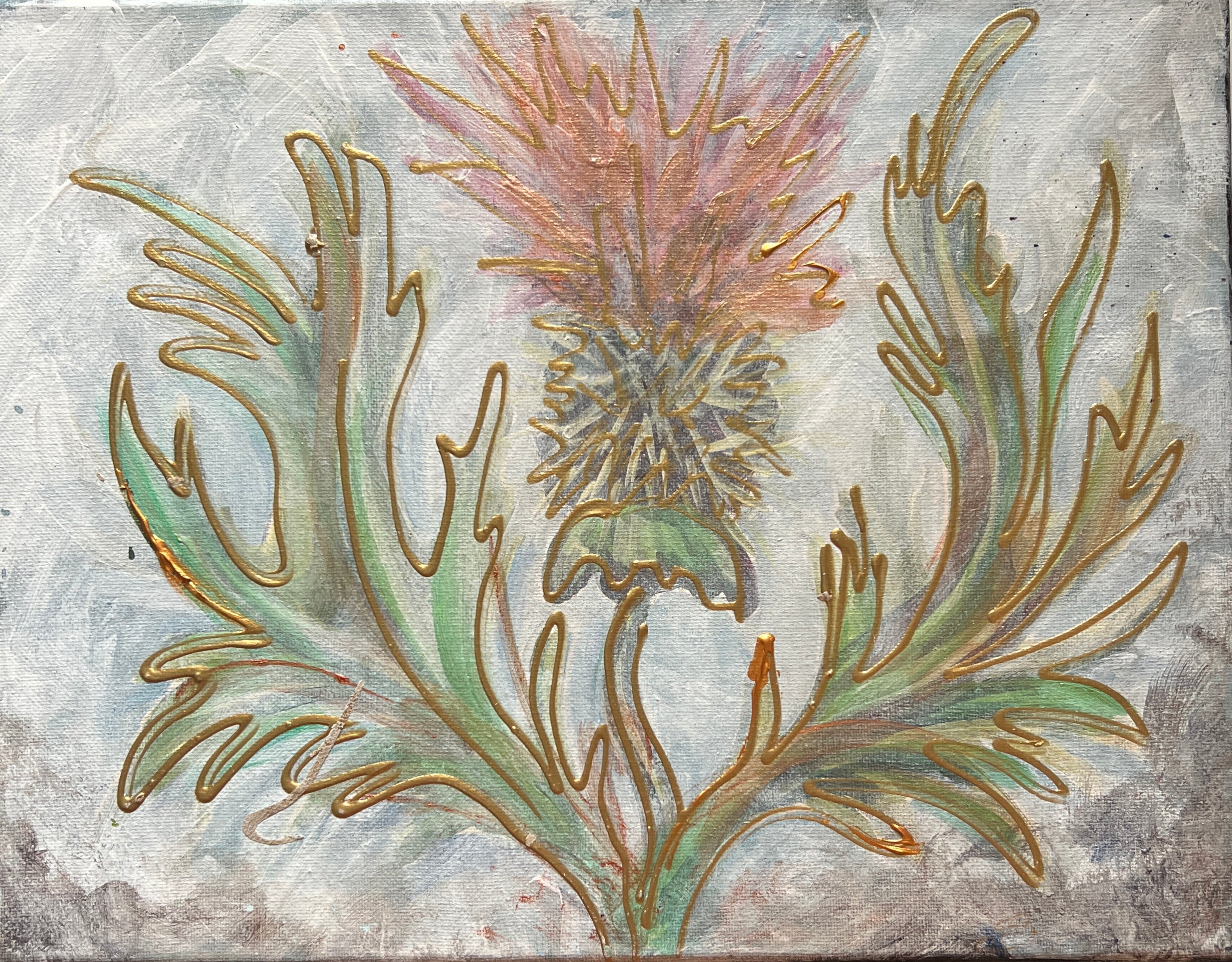 Scottish Thistle Painting Kit II