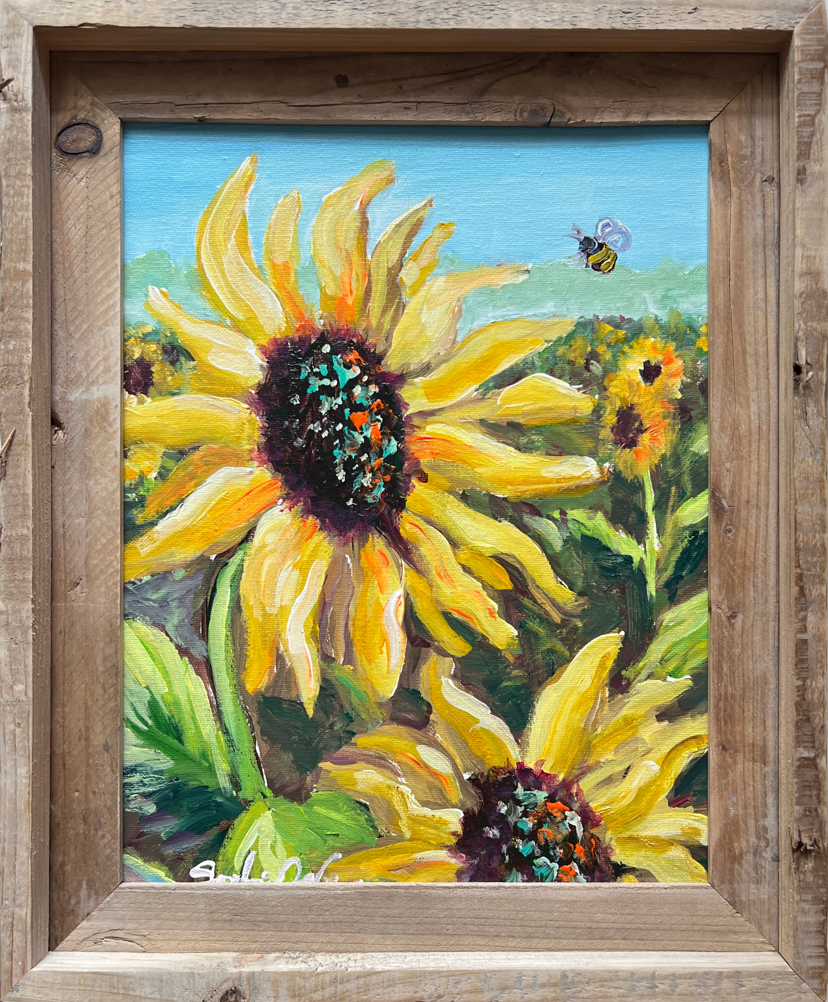 Sunflower with BEE Painting Kit