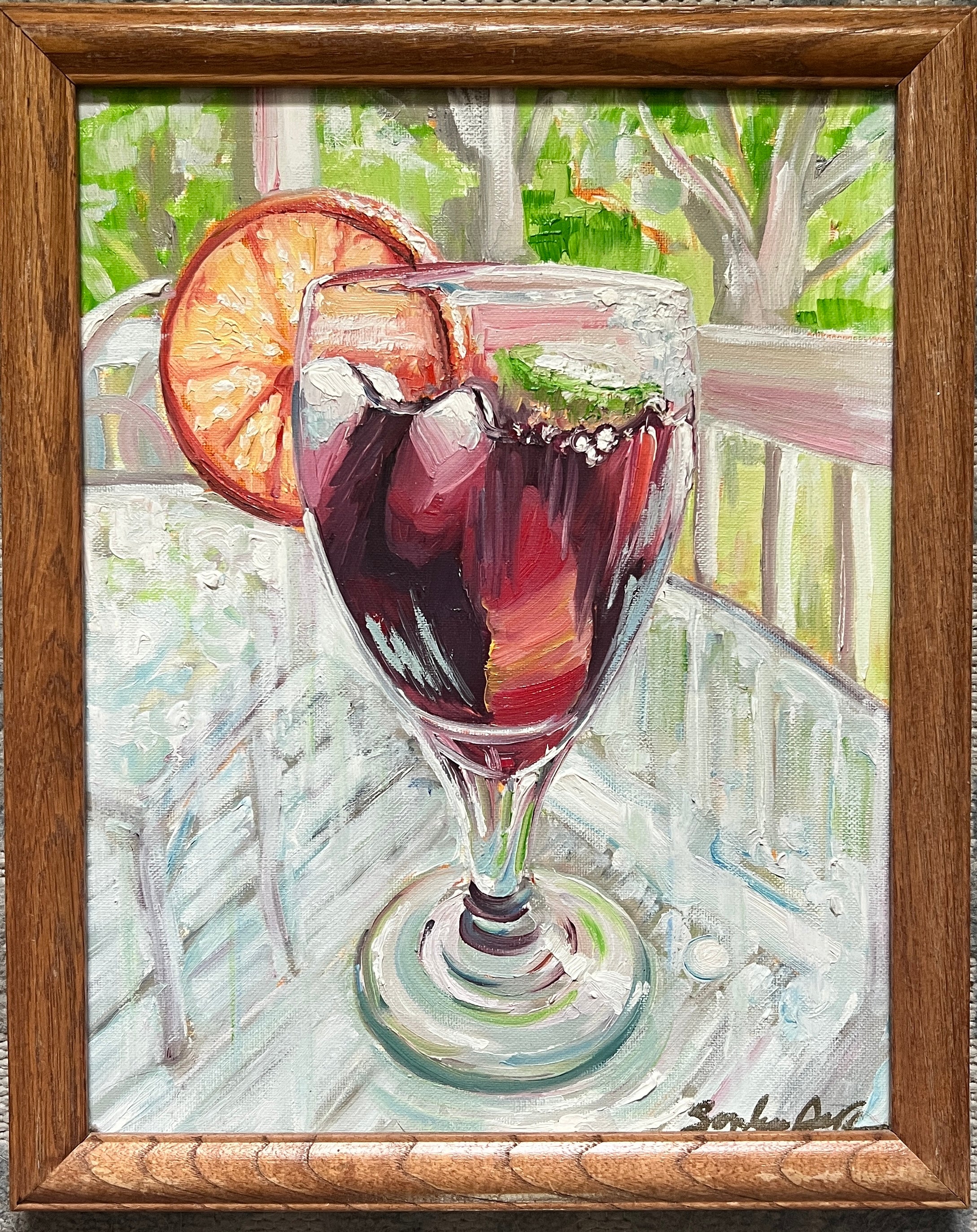 Sangria on Porch