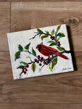 Cardinal in Texture