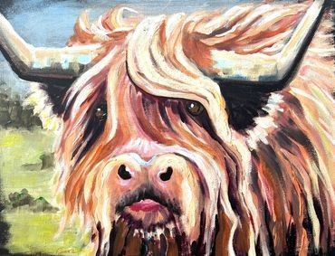 Highland Cow 2 Painting Kit