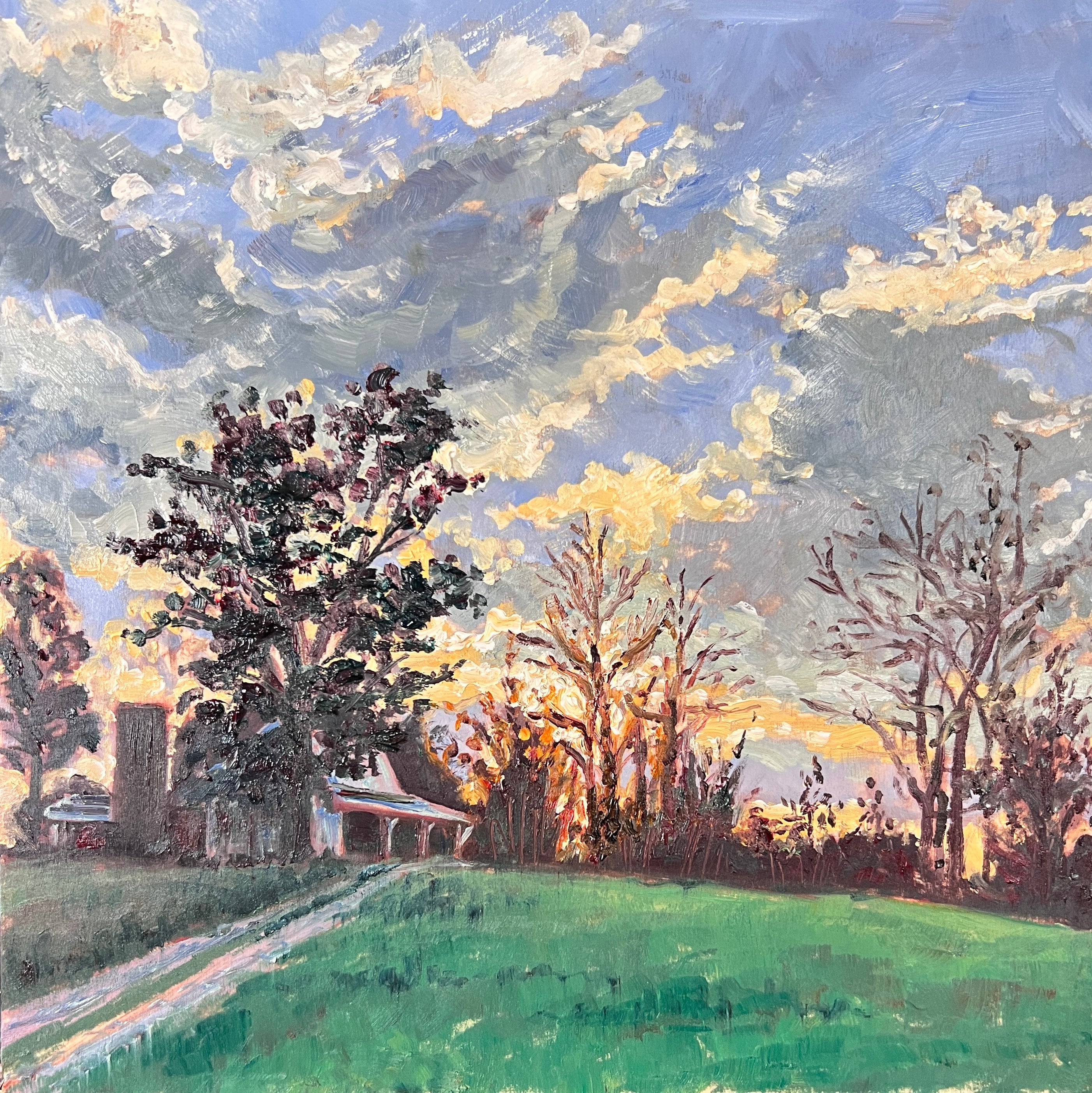 Farm Sunrise on the Horizon
